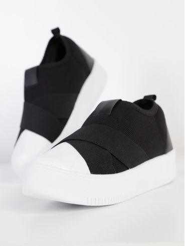 Slip On Feminino Preto