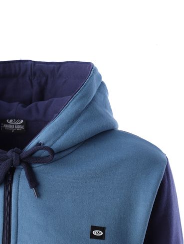 Jaqueta Moletom com Capuz Masculina Azul Marinho
