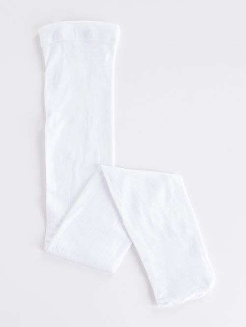 Meia-Calça Fio 40 Selene Infantil Para Menina - Branco