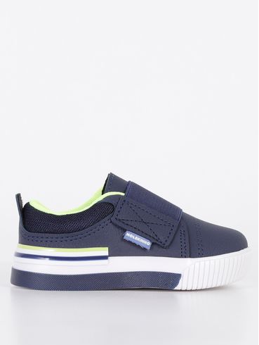 Tênis Casual Molekinho Infantil Para Bebê Menino - Azul Marinho
