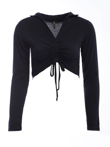 Blusa Manga Longa Feminina Preto