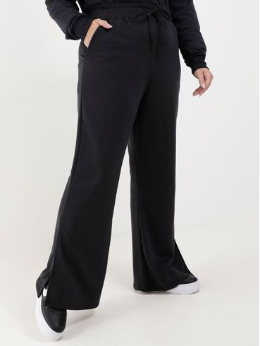 Calça Moletinho Autentique Plus Size Feminina Preto