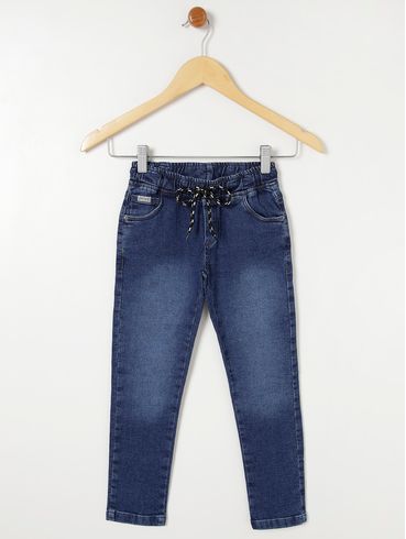 Calça Jeans Infantil Para Menino - Azul