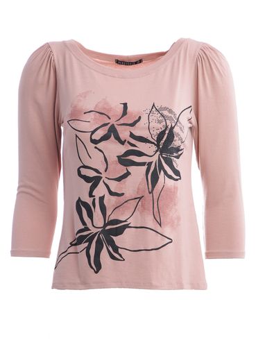 Blusa Manga 3/4 Feminina Rose