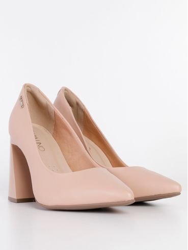 Sapato Scarpin Via Uno Feminino Nude