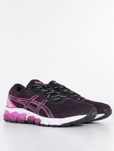 Tênis Esportivo Asics Gel-Quantum 180 Feminino Preto/rosa