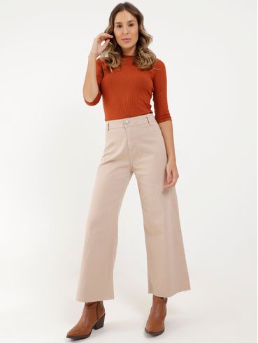 Blusa Manga 3/4 Autentique Feminina Laranja