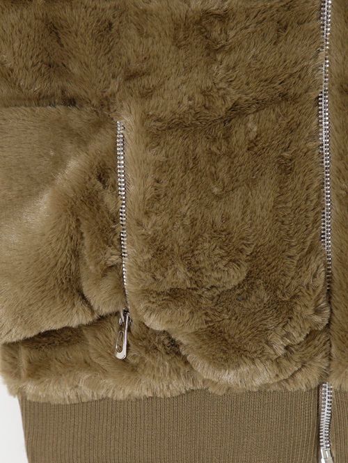 Jaqueta de Pelinhos Juvenil Para Menina - Verde