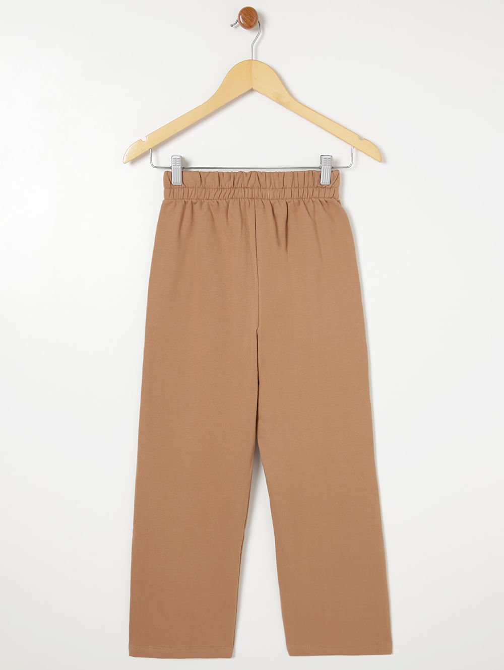 Conjunto Juvenil em Moletom com Calça Wide Leg