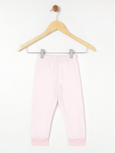 Calça Jogger Infantil Para Menina - Rosa