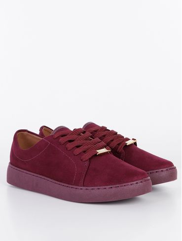 Tênis Casual Vizzano Feminino Bordô