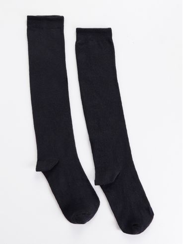Meia 3/4 Feminina Preto