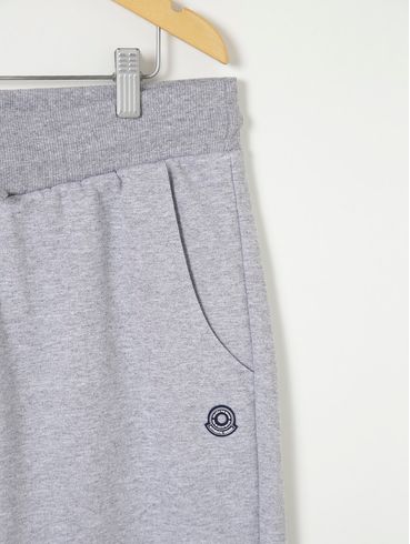 Calça Jogger Moletinho Plus Size Masculina Cinza