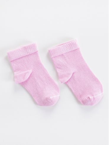 Meia Infantil Para Bebê- Rosa