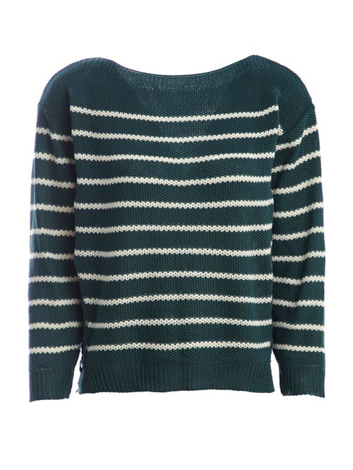 Blusa de Tricot Feminina Verde