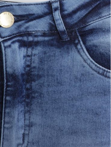 Calça Jeans Skinny Feminina Azul