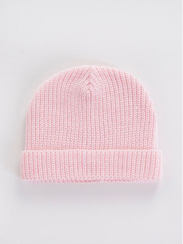 Gorro de Tricot Infantil - Rosa