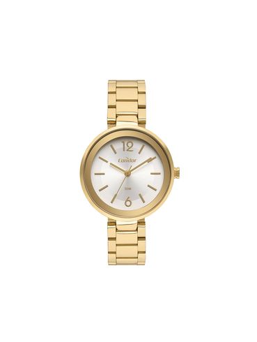 Kit Relógio + Acessório Condor Feminino Dourado