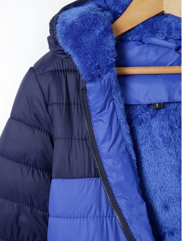 Jaqueta Puffer Infantil Para Menino - Azul Marinho