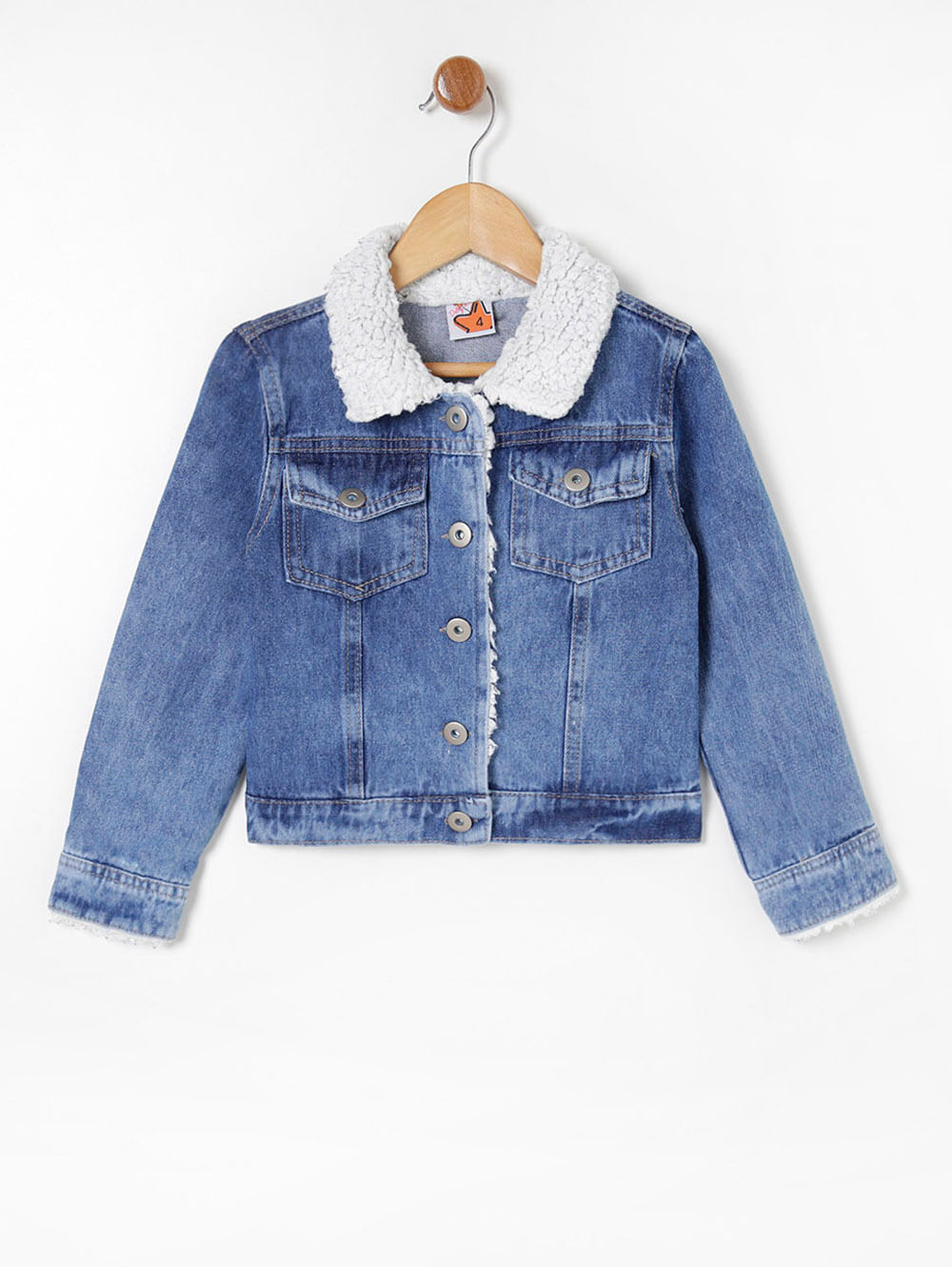 Casaco hot sale jeans infantil