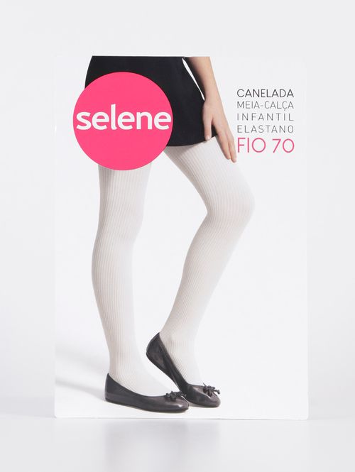 Meia - Calça Fio 70 Selene Infantil Para Menina - Rosa