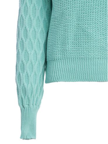 Blusa de Tricot Feminina Azul