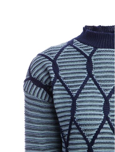 Blusa de Tricot Feminina Azul