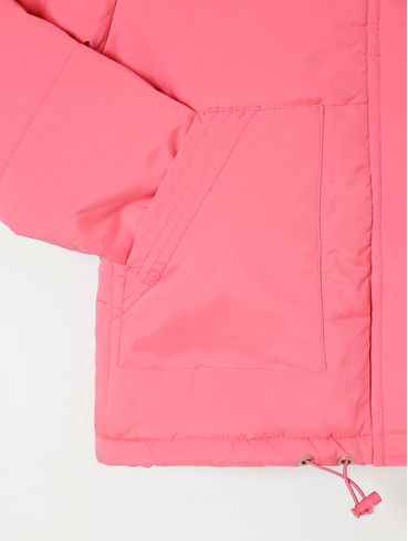 Jaqueta com Capuz Vels Juvenil Para Menina - Rosa