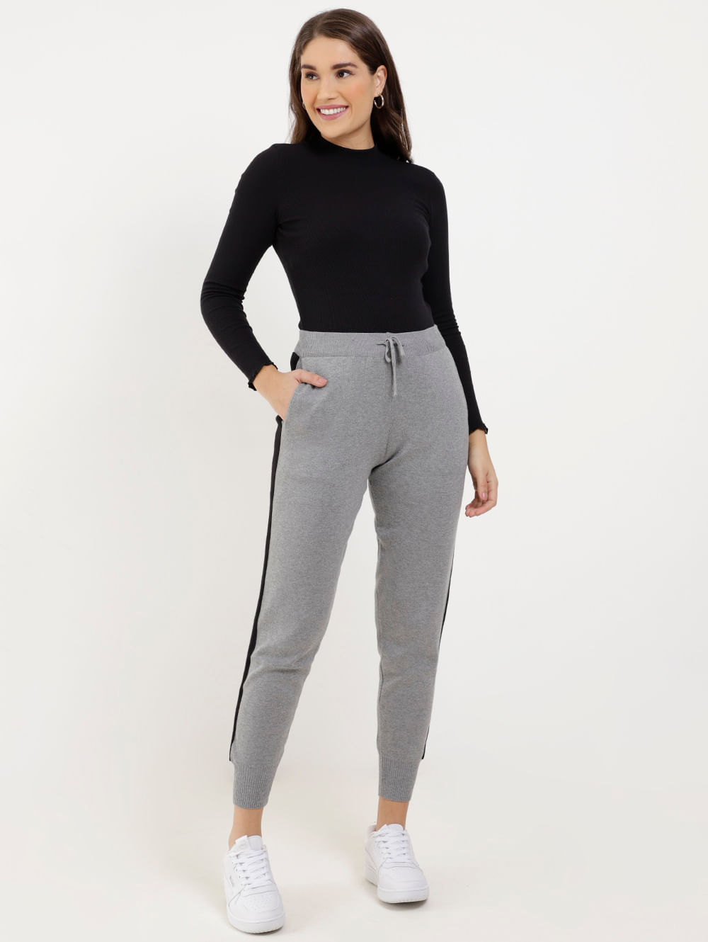 Calça Jogger Tricot Feminina