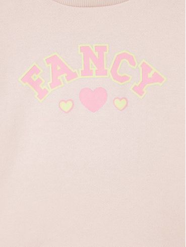 Conjunto Moletom Infantil Para Menina - Bege