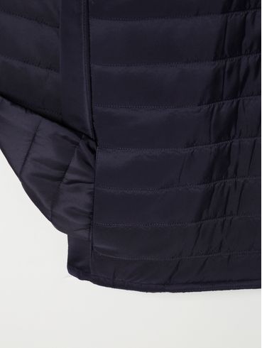Jaqueta Puffer Plus Size Masculina Azul Marinho