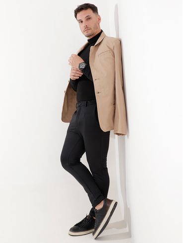 Blazer Sarja Bivik Masculino Bege