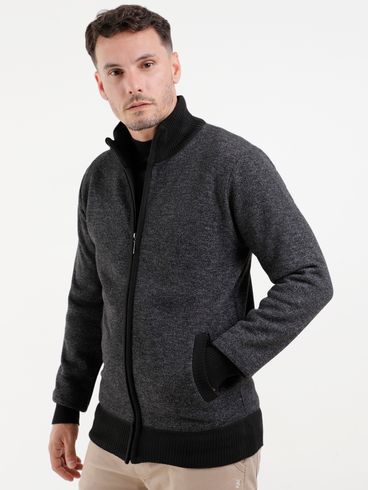 Cardigan Vels Masculino Preto
