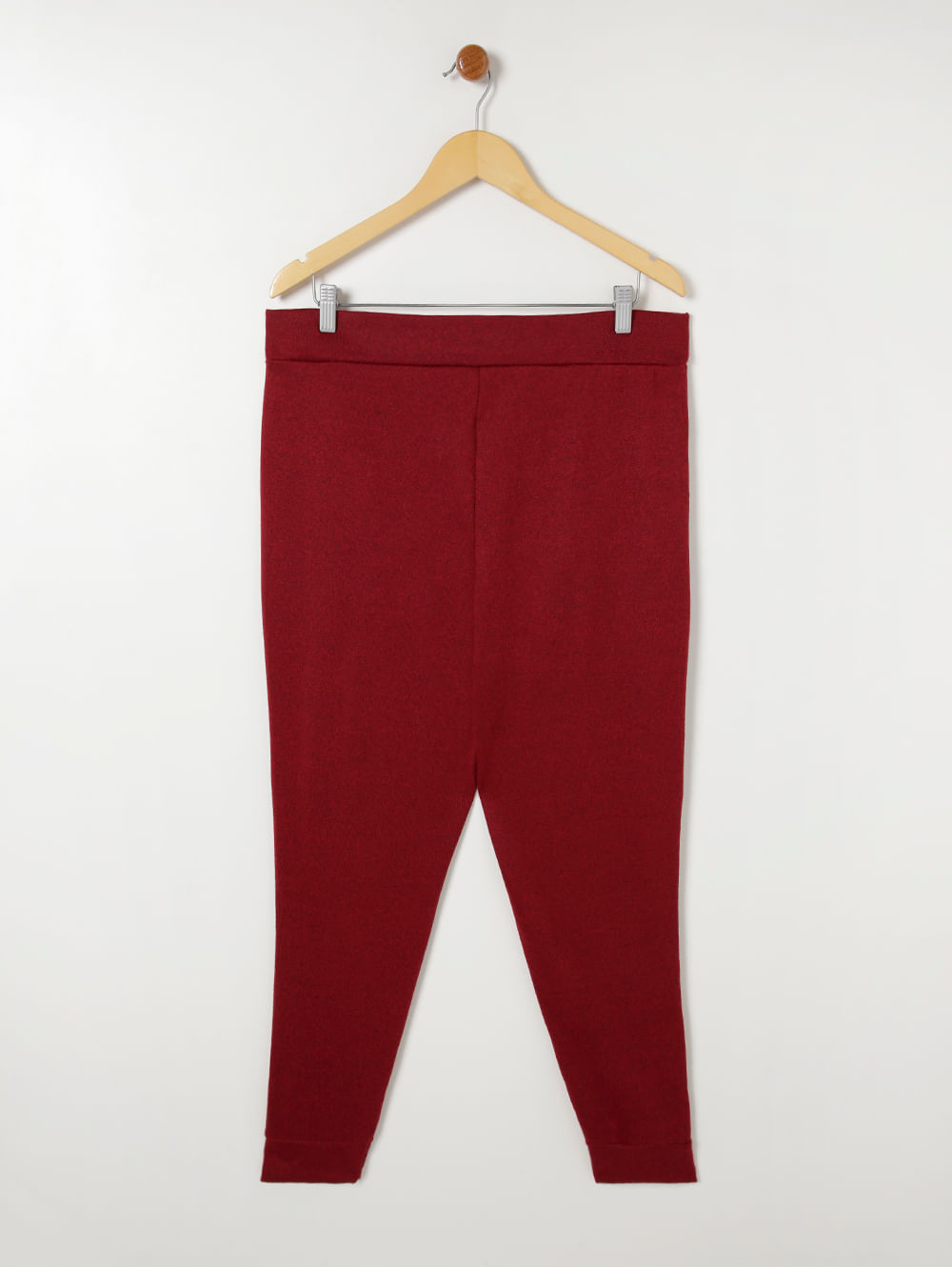 Calça Jogger Moletom Plus Size Feminina Vermelho - Lojas Pompéia