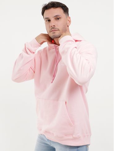Moletom Canguru com Capuz Vels Masculino Rosa