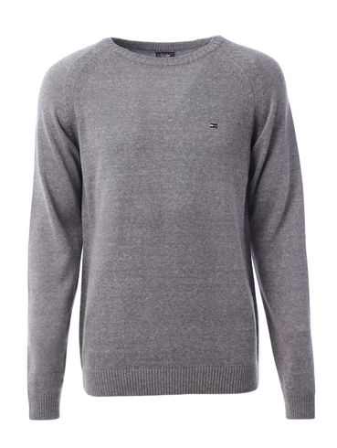 Suéter de Tricot Masculino Cinza