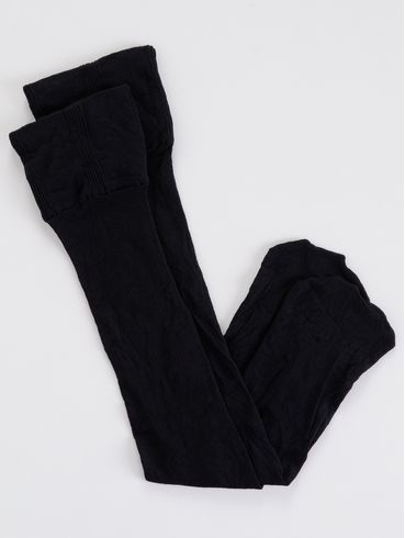 Meia 3/4 Fio 20 Lupo Feminina Preto