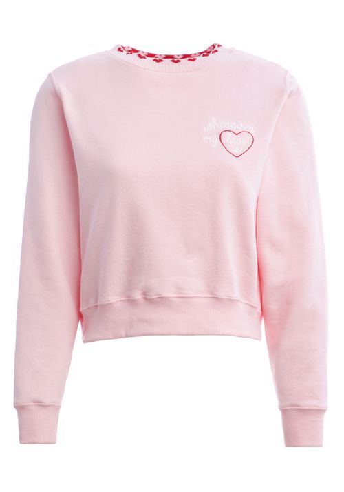 Moletom Cropped Autentique Feminino Rosa