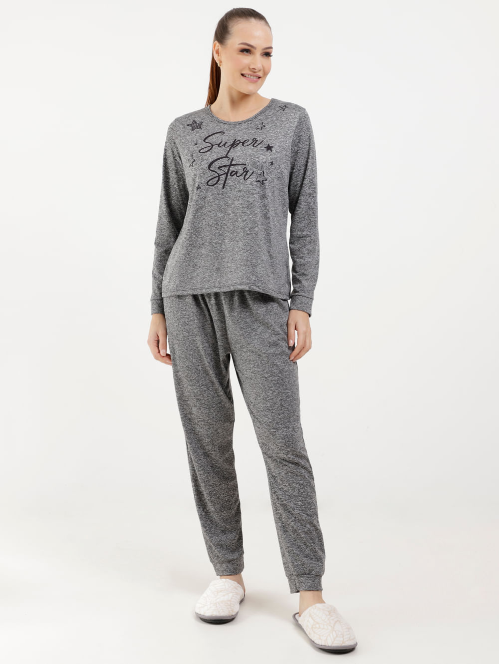 Pijama Supreme Cinza - Compre Agora