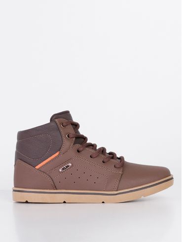 Bota Coturno Klin Juvenil Para Menino - Marrom