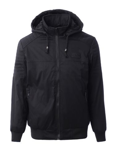 Jaqueta com Capuz Masculina Preto