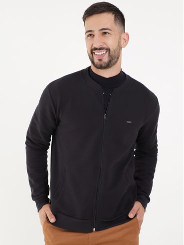 Jaqueta Malha Elétron Masculina Preto