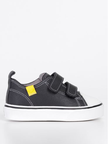 Tênis Casual Klin Infantil Para Bebê Menino - Preto