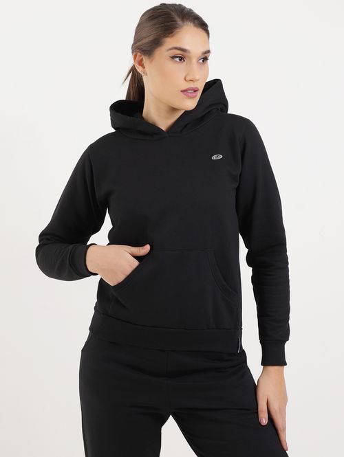 Moletom com Capuz Feminino Preto