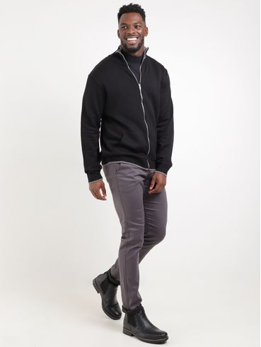 Cardigan Masculino Preto