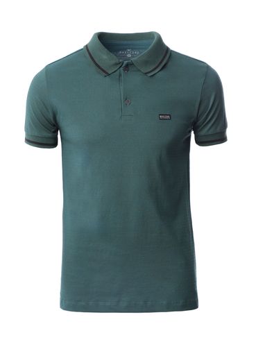 Polo Manga Curta Masculina Verde