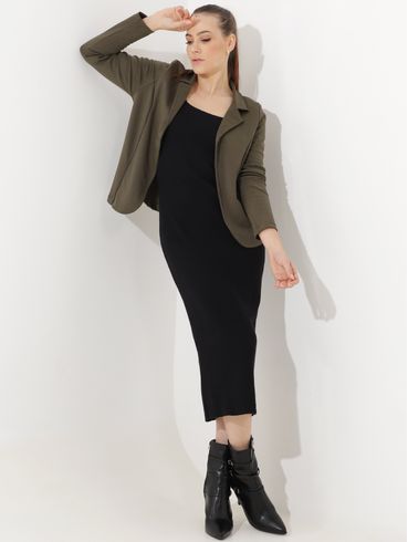 Blazer Feminino Verde Escuro