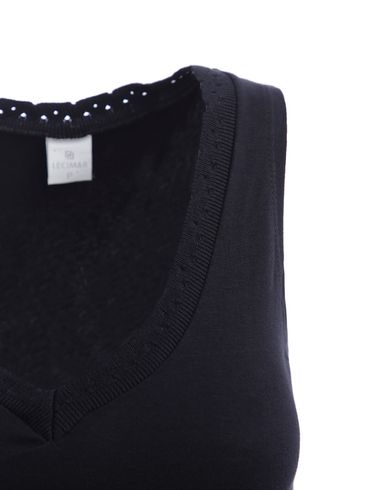Blusa Regata Feminina Preto