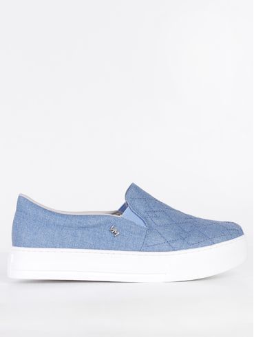 Slip On Via Marte Feminino Azul