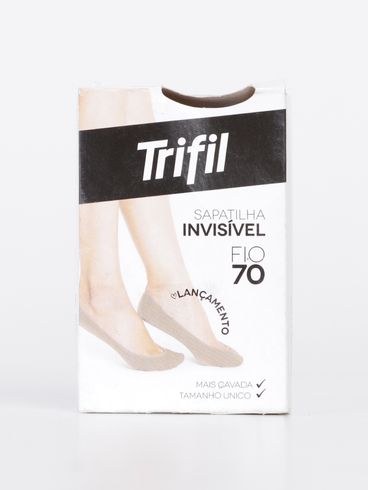 Meia Sapatilha Invisível Trifil Feminina Preto